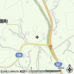 愛知県豊田市蘭町西洞周辺の地図