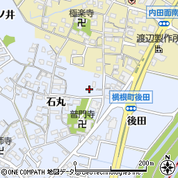 愛知県大府市横根町石丸111周辺の地図