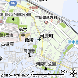 京都府亀岡市河原町56周辺の地図