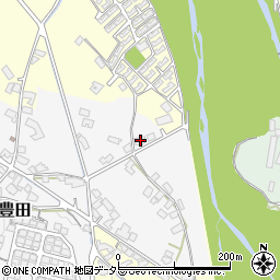 滋賀県蒲生郡日野町豊田581周辺の地図