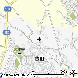 滋賀県蒲生郡日野町豊田297周辺の地図