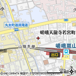 京都府京都市右京区嵯峨天龍寺若宮町31-4周辺の地図