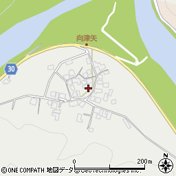 岡山県真庭市向津矢281周辺の地図