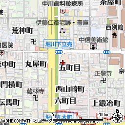 京都府京都市上京区東橋詰町168周辺の地図