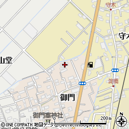 静岡県伊豆の国市御門76周辺の地図