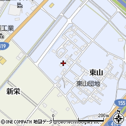愛知県豊田市生駒町東山177周辺の地図