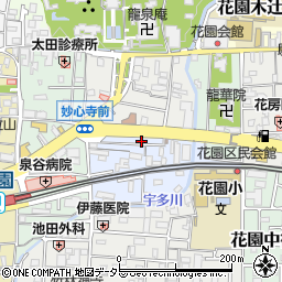 京都府京都市右京区太秦安井小山町13-3周辺の地図