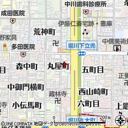 京都建築専門学校　葭屋町校舎周辺の地図