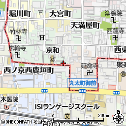 京都府京都市上京区行衛町599周辺の地図
