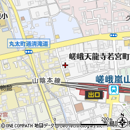 京都府京都市右京区嵯峨天龍寺若宮町31-7周辺の地図