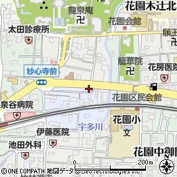 京都府京都市右京区太秦安井小山町13-4周辺の地図