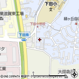 滋賀県湖南市下田2736-3周辺の地図