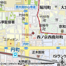 フローラルコート円町周辺の地図