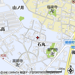 愛知県大府市横根町石丸59-2周辺の地図