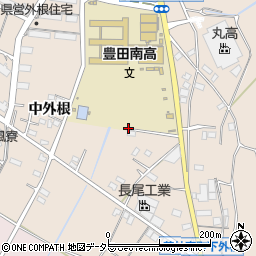 愛知県豊田市若林東町中外根周辺の地図