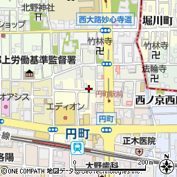 京都府京都市中京区西ノ京西円町20周辺の地図