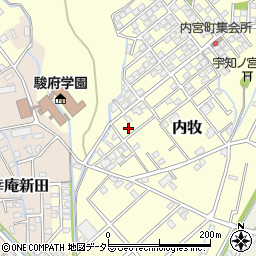 静岡県静岡市葵区内牧152-2周辺の地図