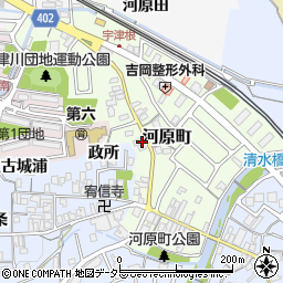 京都府亀岡市河原町57周辺の地図