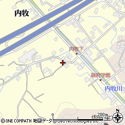 静岡県静岡市葵区内牧484周辺の地図