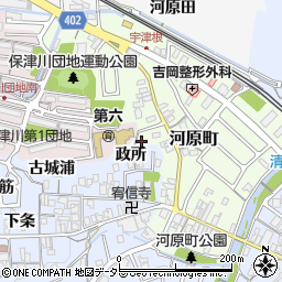 京都府亀岡市河原町62周辺の地図