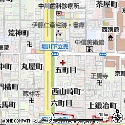 京都府京都市上京区東橋詰町172周辺の地図