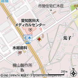 フェルナ仁木店周辺の地図