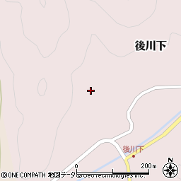 兵庫県丹波篠山市後川下246周辺の地図