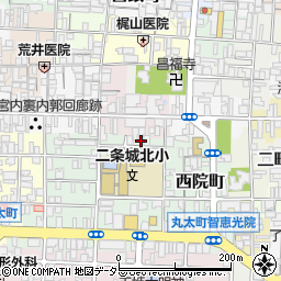 京都府京都市上京区下丸屋町486周辺の地図