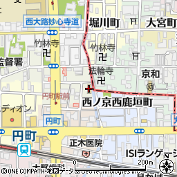 円町まぶね隣保園周辺の地図