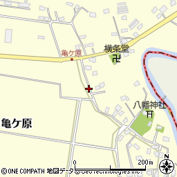 千葉県館山市亀ケ原周辺の地図