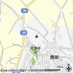 滋賀県蒲生郡日野町豊田370周辺の地図