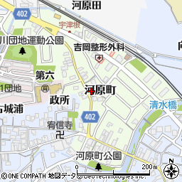 京都府亀岡市河原町55周辺の地図