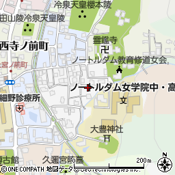 京都府京都市左京区鹿ケ谷桜谷町22周辺の地図