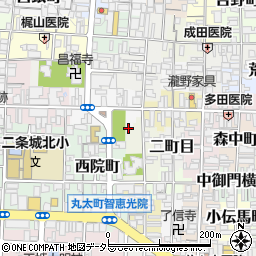 京都府京都市上京区櫛笥町695周辺の地図