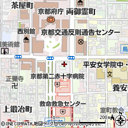 京都府警察本部別館周辺の地図