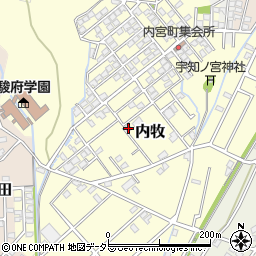 静岡県静岡市葵区内牧173周辺の地図