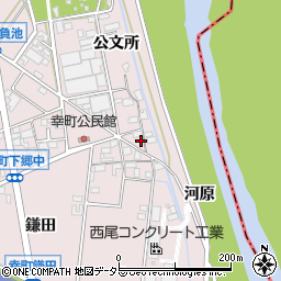 愛知県豊田市幸町下郷中58-2周辺の地図