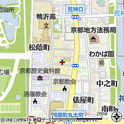 京都府京都市上京区新烏丸頭町周辺の地図