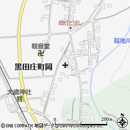 兵庫県西脇市黒田庄町岡1058-1周辺の地図