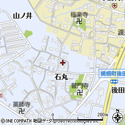 愛知県大府市横根町石丸70周辺の地図