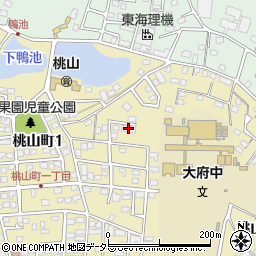 セブン桃山Ｂ周辺の地図