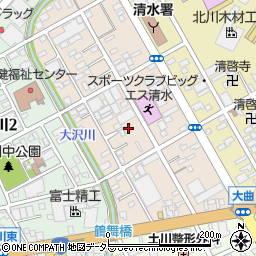 静岡県静岡市清水区西大曲町5-39周辺の地図