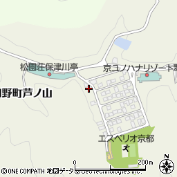 京都府亀岡市稗田野町芦ノ山アゲキ11周辺の地図