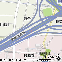 愛知県豊田市鴛鴨町（渡合）周辺の地図