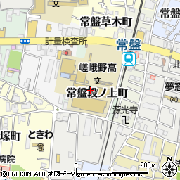 京都府立嵯峨野高等学校周辺の地図