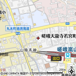 京都府京都市右京区嵯峨天龍寺若宮町31周辺の地図