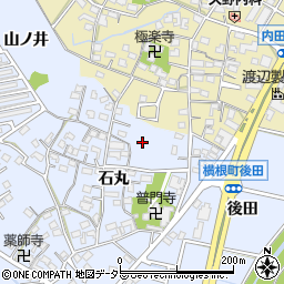 愛知県大府市横根町石丸124-3周辺の地図
