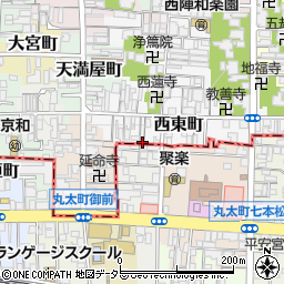 京都府京都市上京区西東町357-6周辺の地図