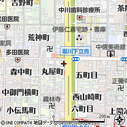 京都府京都市上京区西橋詰町283周辺の地図