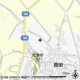 滋賀県蒲生郡日野町豊田370-2周辺の地図